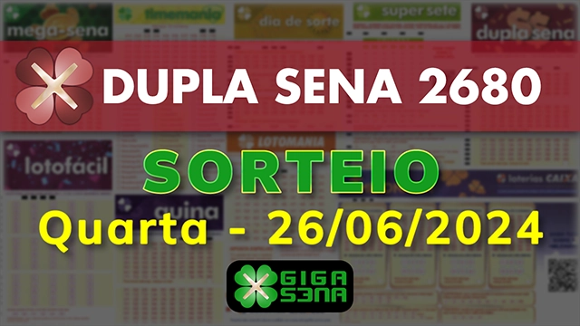 Sorteio da Dupla Sena 2680