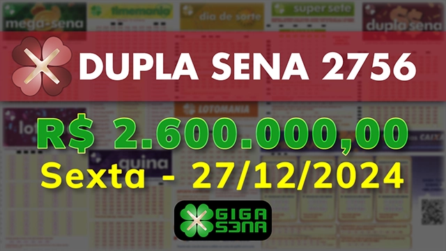 Sorteio da Dupla Sena 2756