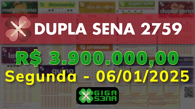 Sorteio da Dupla Sena 2759