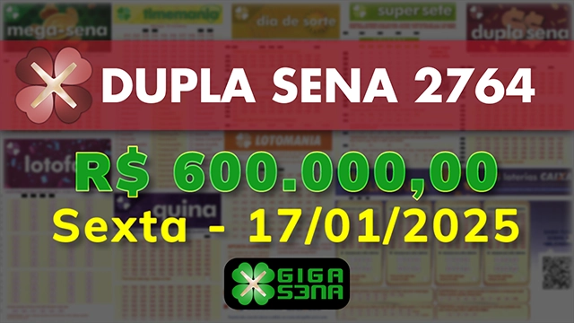Sorteio da Dupla Sena 2764
