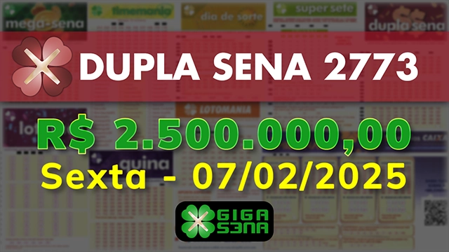 Sorteio da Dupla Sena 2773