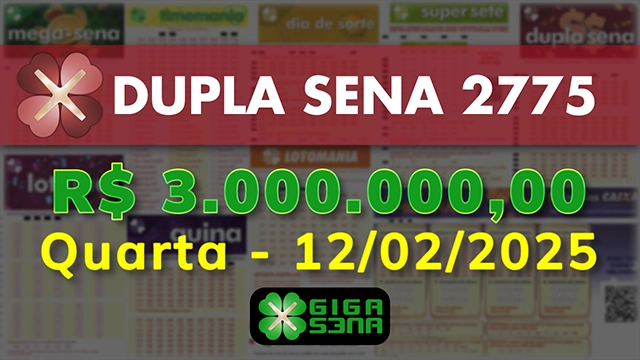Sorteio da Dupla Sena 2775