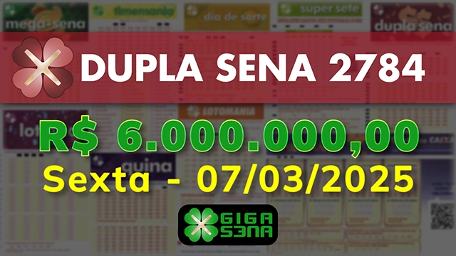 Sorteio da Dupla Sena 2784