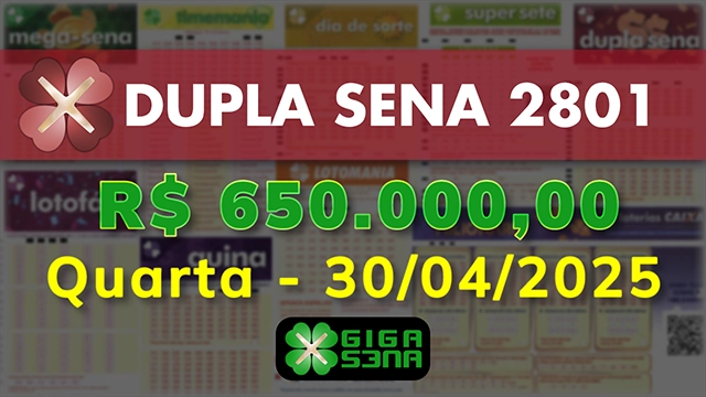 Sorteio da Dupla Sena 2801