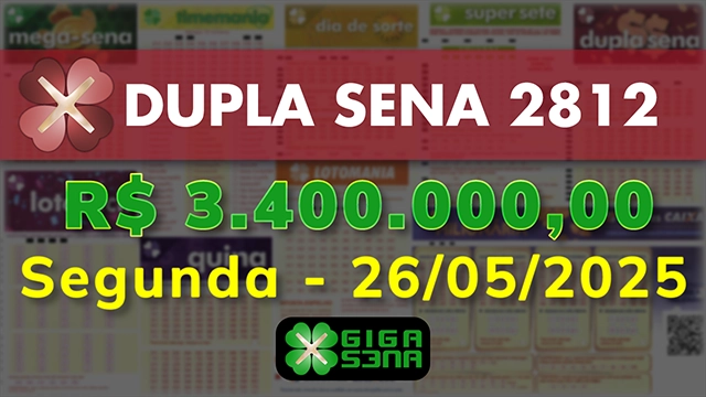 Sorteio da Dupla Sena 2812