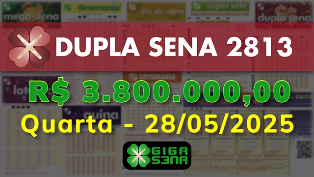 Sorteio da Dupla Sena 2813