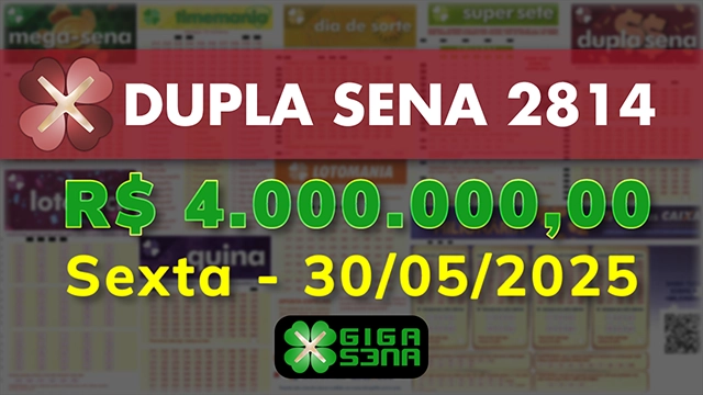 Sorteio da Dupla Sena 2814