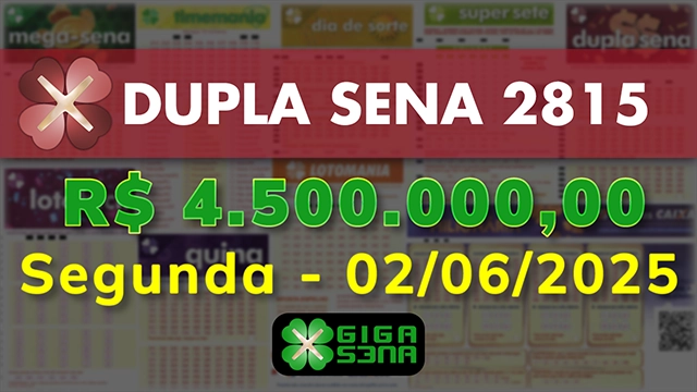 Sorteio da Dupla Sena 2815