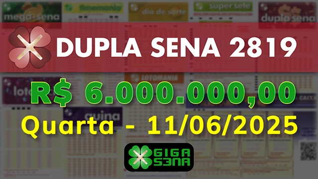 Sorteio da Dupla Sena 2819