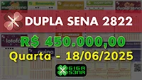 Sorteio da Dupla Sena 2822
