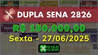 Sorteio da Dupla Sena 2826
