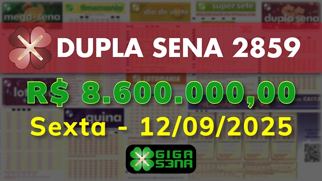 Sorteio da Dupla Sena 2859