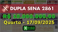 Sorteio da Dupla Sena 2861