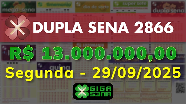 Sorteio da Dupla Sena 2866