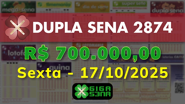 Sorteio da Dupla Sena 2874