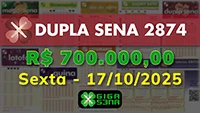 Sorteio da Dupla Sena 2874