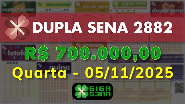 Sorteio da Dupla Sena 2882