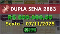 Sorteio da Dupla Sena 2883