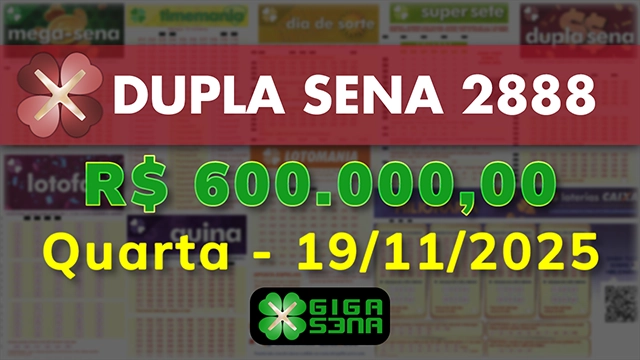 Sorteio da Dupla Sena 2888