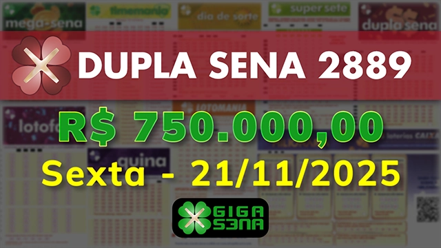 Sorteio da Dupla Sena 2889