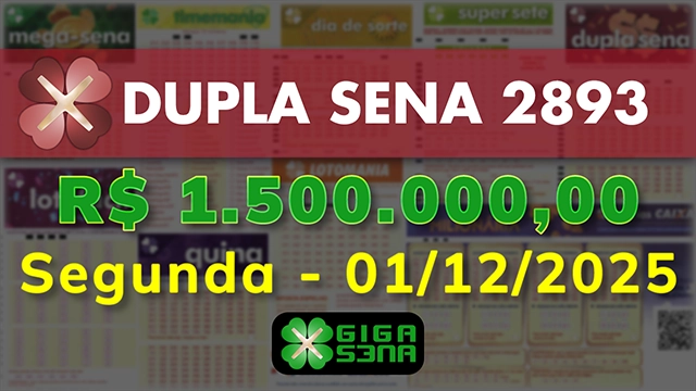 Sorteio da Dupla Sena 2893