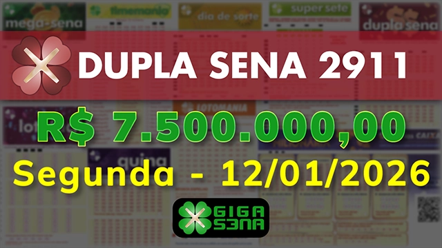 Sorteio da Dupla Sena 2911
