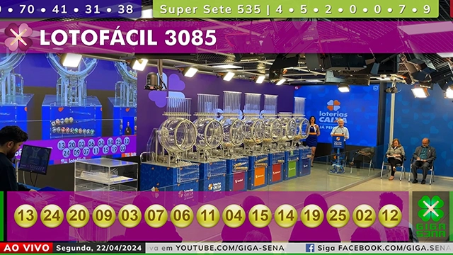Resultado da Lotofácil 3085