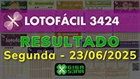 Resultado da Lotofácil 3424