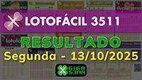 Resultado da Lotofácil 3511