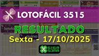 Resultado da Lotofácil 3515