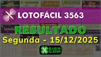 Resultado da Lotofácil 3563
