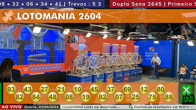 Resultado da Lotomania 2604