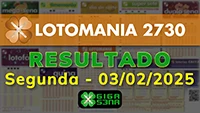 Resultado da Lotomania 2730