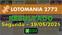 Resultado da Lotomania 2772