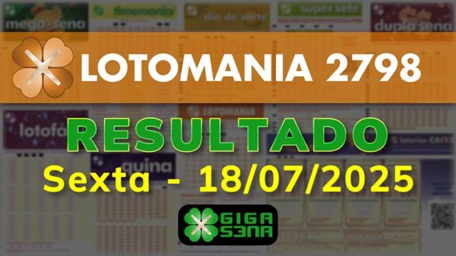 Resultado da Lotomania 2798