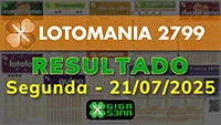 Resultado da Lotomania 2799