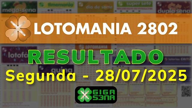 Resultado da Lotomania 2802