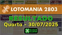 Resultado da Lotomania 2803