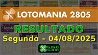 Resultado da Lotomania 2805