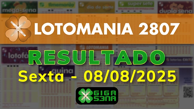 Resultado da Lotomania 2807