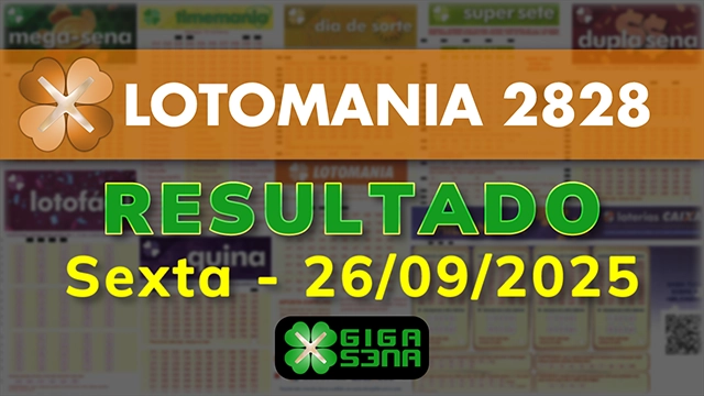 Resultado da Lotomania 2828