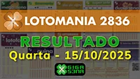 Resultado da Lotomania 2836