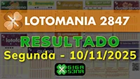 Resultado da Lotomania 2847