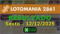 Resultado da Lotomania 2861