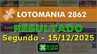 Resultado da Lotomania 2862