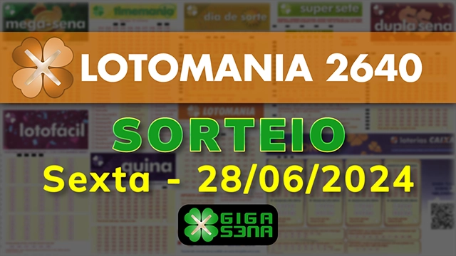 Sorteio da Lotomania 2640