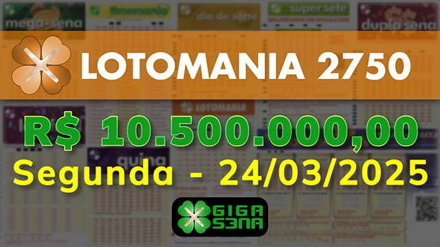 Sorteio da Lotomania 2750