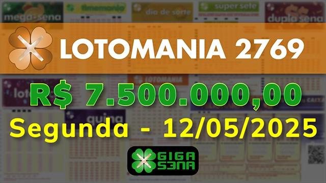 Sorteio da Lotomania 2769