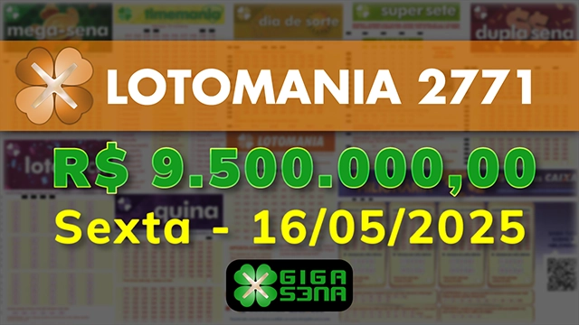 Sorteio da Lotomania 2771