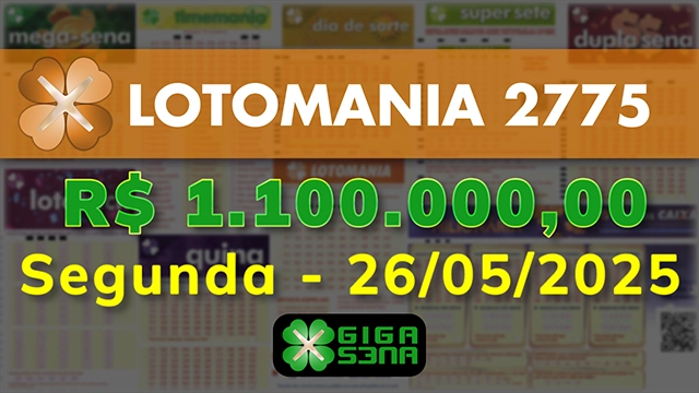Sorteio da Lotomania 2775